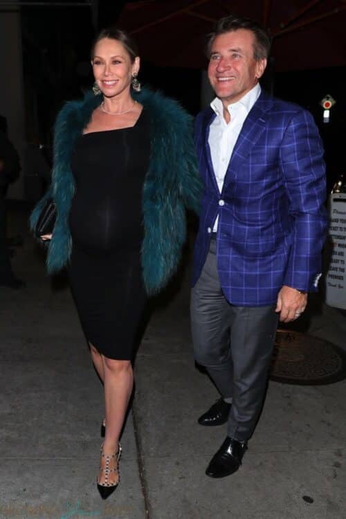 Robert Herjavec and pregnant wife Kym Johnson out for a dinner date at Craig's