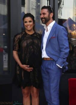 Very Pregnant Eva Longoria honored with a star on the Hollywood Walk of Fame with husband Jose Baston