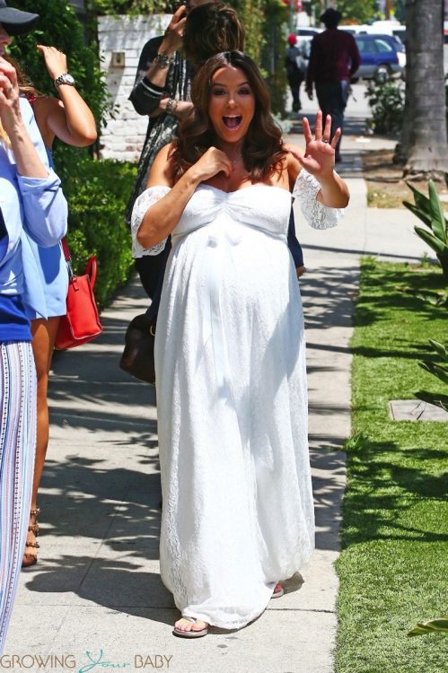 Eva Longoria Celebrates Her Baby Shower With Friends & Family