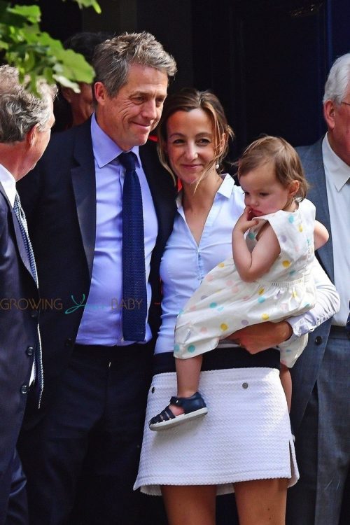 Hugh Grant and Anna Eberstein get married in London
