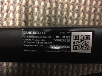 Jane muum stroller recall