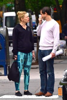 Pregnant Claire Danes and Hugh Dancy out and about in NYC