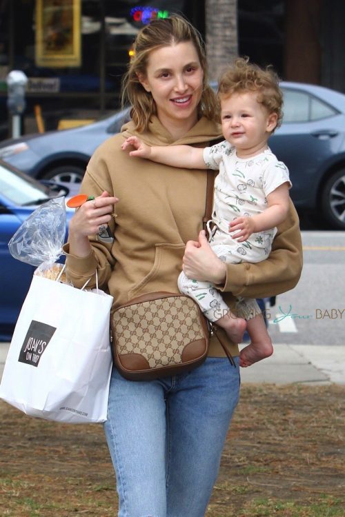 Whitney Port takes her son Sonny out for lunch