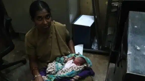 Archana, the policewoman, recently gave birth to her own child