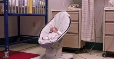 NICU Baby in 4moms MamaRoo