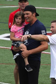 Tom Brady at Best Buddies Charity Event with daughter Vivian
