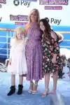 Elisabeth Rohm with daughter Easton at the premiere of Hotel Transylvania 3 Summer Vacation