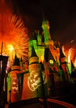 Happy HalloWishes fireworks show at the Magic Kingdom