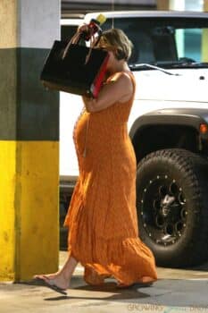 Pregnant Kate Hudson lunches in Santa Monica