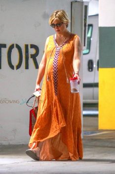 Pregnant Kate Hudson lunches in Santa Monica