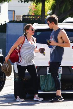 Hilary Duff and Matthew Koma leave workout class in Studio City