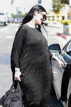 Pregnant Kat Von D out in LA