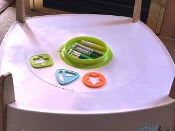 Evenflo Gleeful Sea 2 In 1 Activity Center + Art Table - art table