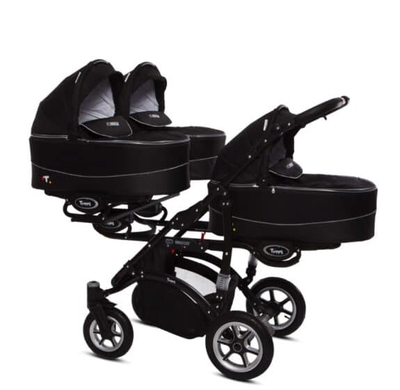 triplet stroller with car seats