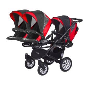 BabyActive triple stroller - facing out