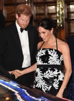 Prince Harry and pregnant Meghan Markle attend The Royal Variety Performance 2018