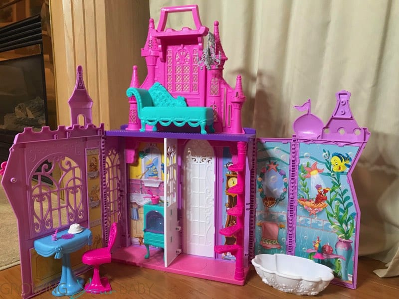 disney princess pop up palace playset