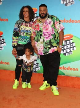 Nickelodeon Kids Choice Awards 2019 - DJ Khalad with wife Nicole Tuck and son Asahd