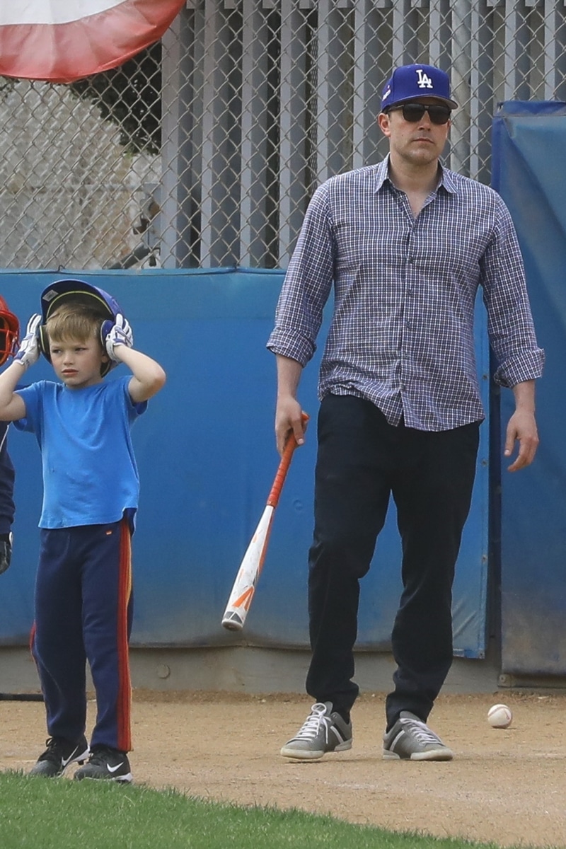 Ben Affleck attends his son Samuel's baseball practice 3 - Growing Your