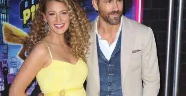 Blake Lively debuts baby bump at the premiere of 'Pokemon' with Ryan Reynolds f