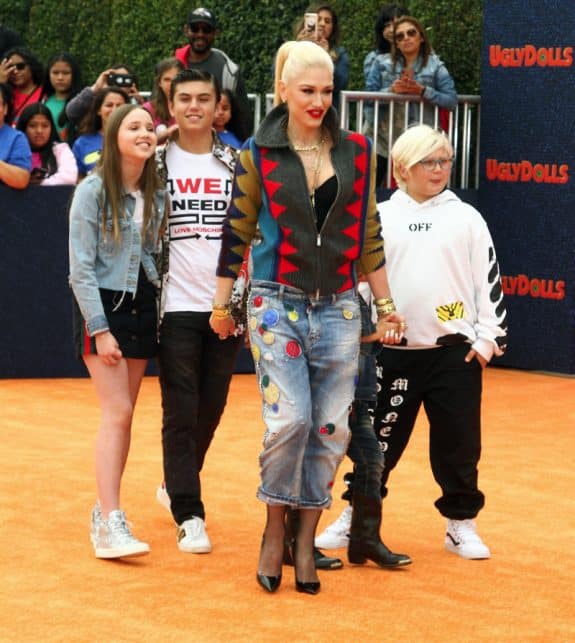 Kingston Rossdale, Gwen Stefani, Zuma Nesta Rock Rossdale at UGLY dolls premiere