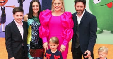 Seth Blackstock, Remington Alexander Blackstock, Savannah Blackstock, Kelly Clarkson, River Rose Blackstock f