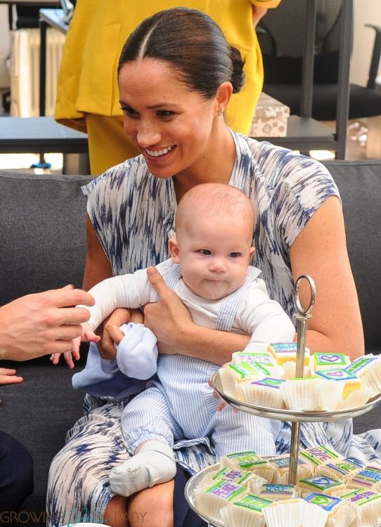 Baby Archie Meets Archbishop Desmond Tutu During A Visit To Africa