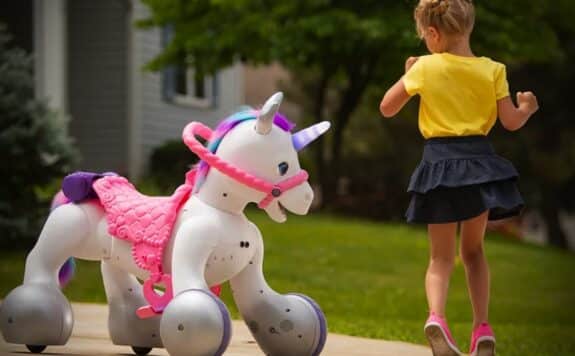 kid trax rideamals unicorn