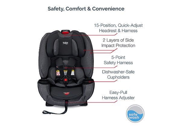 britax one4life clicktight all in one convertible car seat