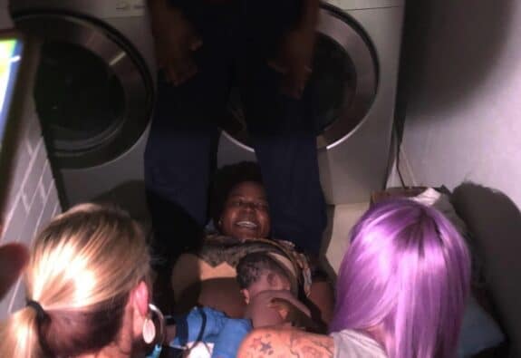 Woman Gives Birth By Candle Light During Tornado