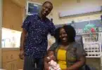 Ebonie Bender with baby Kallie