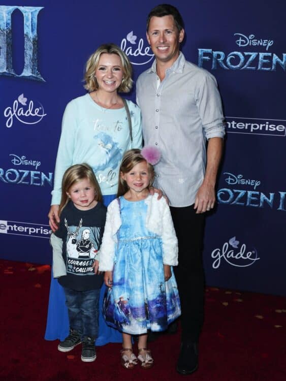 Hutton Michael Cameron, Beverley Mitchell, Kenzie Cameron, Michael Cameron at frozen 2 premiere in LA