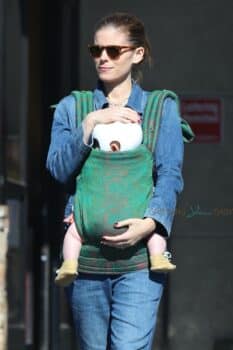 Kate Mara with her daughter out in LA