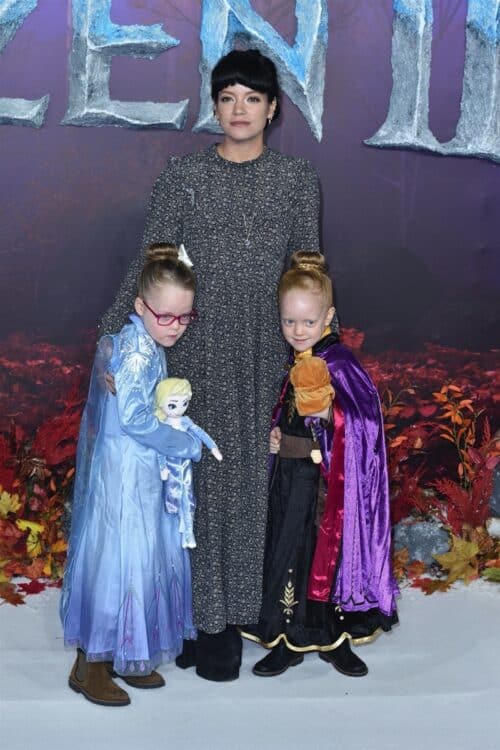 Lily Allen - Marnie Rose Cooper - Ethel Cooper at frozen 2 premiere