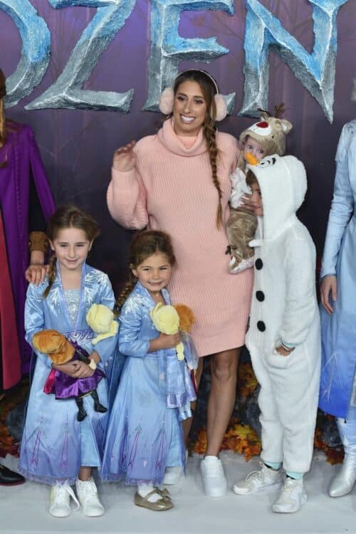 Stacey Solomon - Leighton Barham - Rex Swash at Frozen 2 premiere