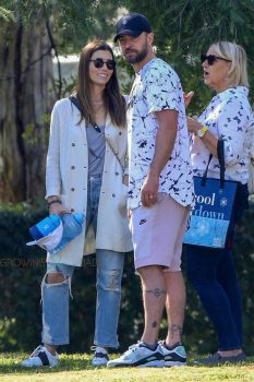 Justin Timberlake and Jessica Biel take their son Silas to the park in LA