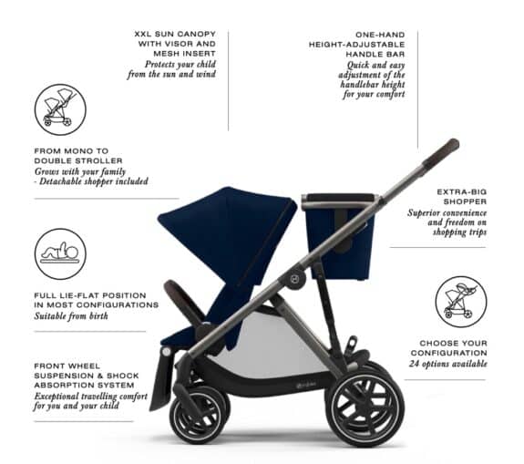 cybex tandem stroller