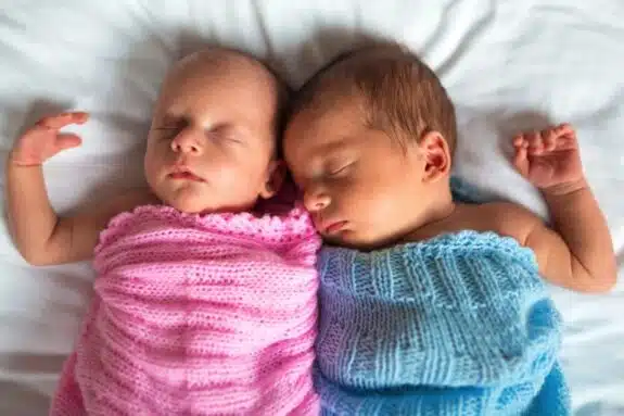 Carmel Twins Arrive Different Years, Different Decades!