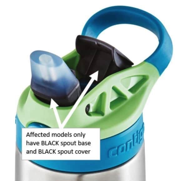 Consumers should immediately stop using the recalled water bottles and the replacement lids provided in the previous recall, take them away from children, and contact Contigo for a free water bottle. Consumers who received replacement lids in the previous recall should contact Contigo for the new water bottle.