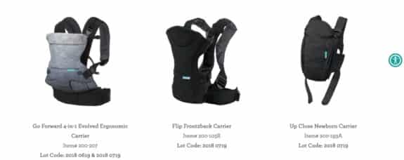RECALL 14,000 Infantino Infant Carriers Due to Fall Hazard
