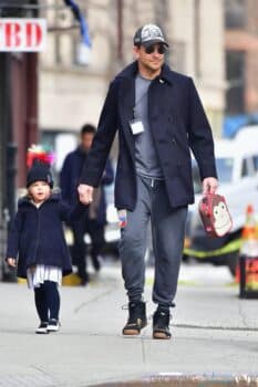 Dad Bradley Cooper steps out in NYC with Daughter Lea