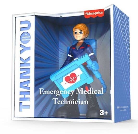 Fisher Price Emergency Medical Technician Thank you heros figure