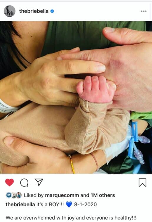 Brie Bella Announces second baby's arrival