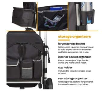 larktake caravan stroller wagon organizers