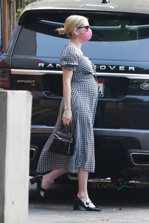 pregnant Emma Roberts out in LA