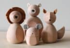 Magnetic Wooden Animals