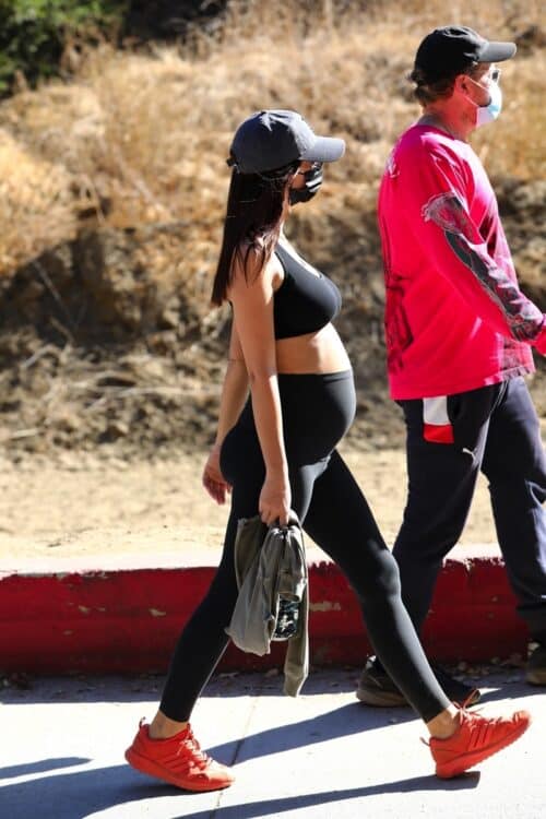 Pregnant Emily Ratajkowski, Sebastian Bear-McClard hiking in LA