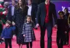 The Duke and Duchess of Cambridge and Prince George, Princess Charlotte and Prince Louis At show in London