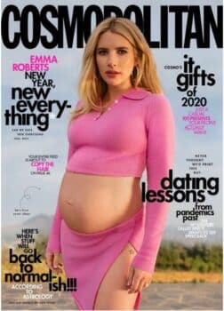 pregnant Emma Roberts Cosmopolitan