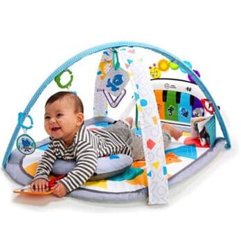 Baby Einstein 4-in-1 Kickin' Tunes Music and Language Discovery Gym - tummy time